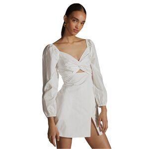 Mare Mare x Anthropologie White Cutout Mini Dress